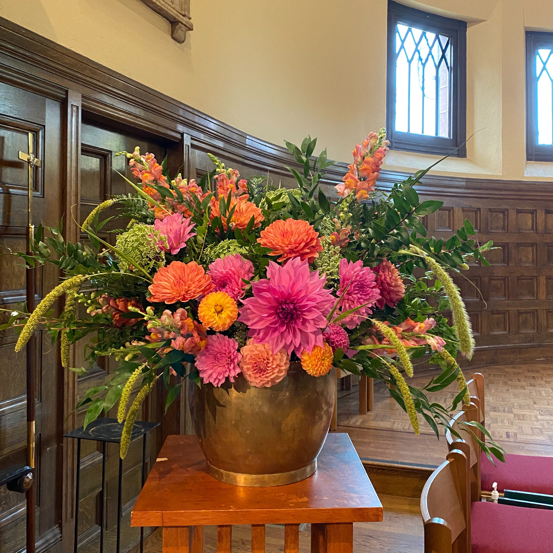 Church ceremony florals