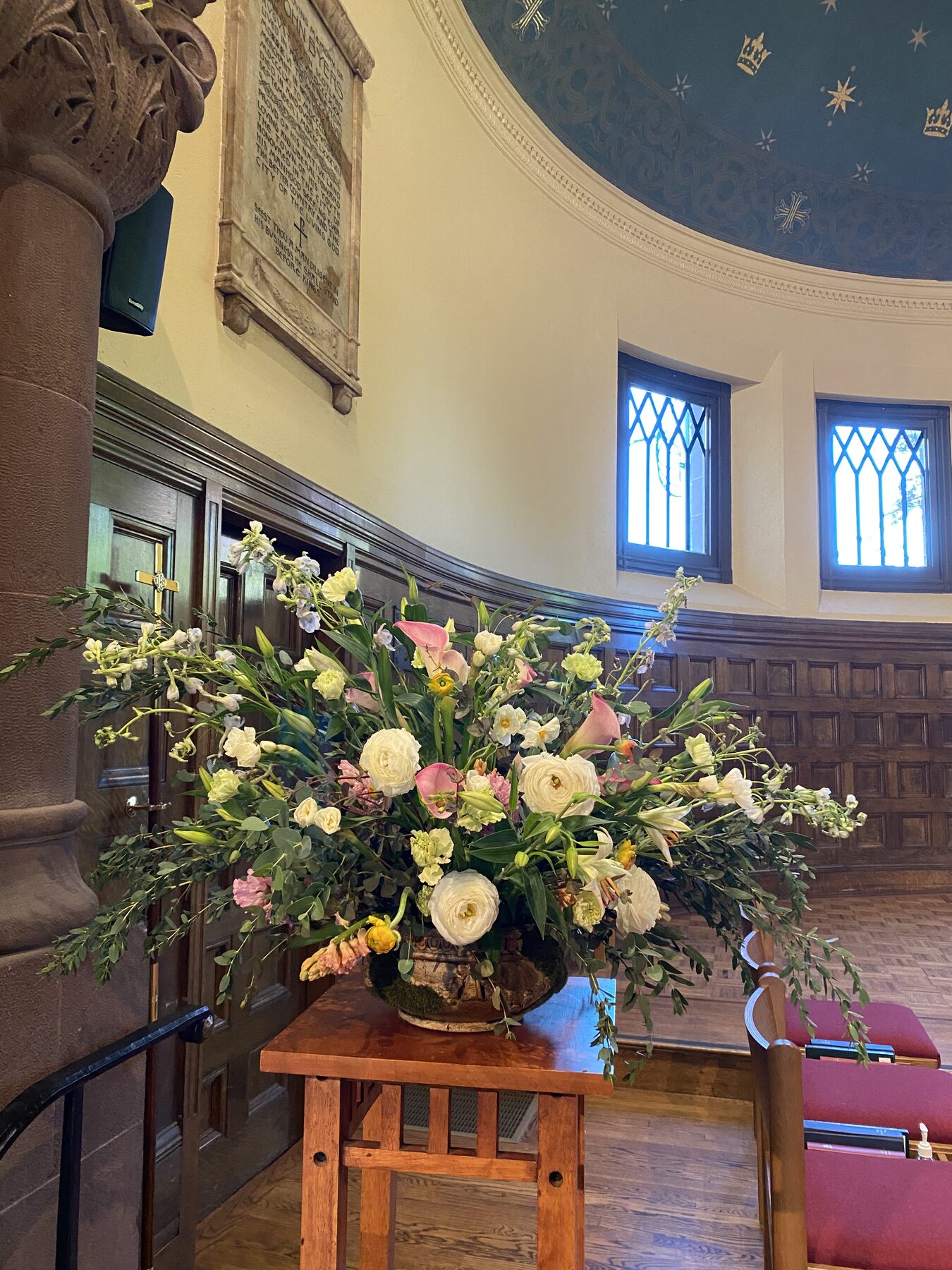 Church ceremony florals