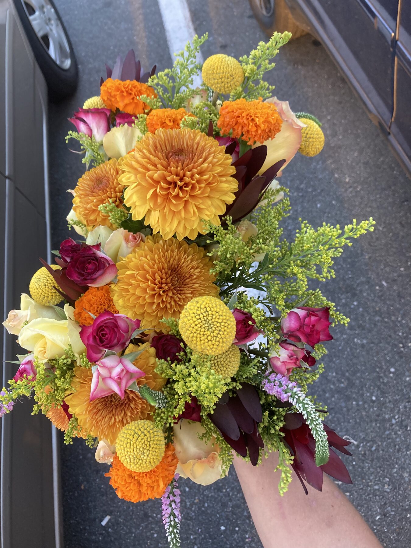 Homegrown blooms