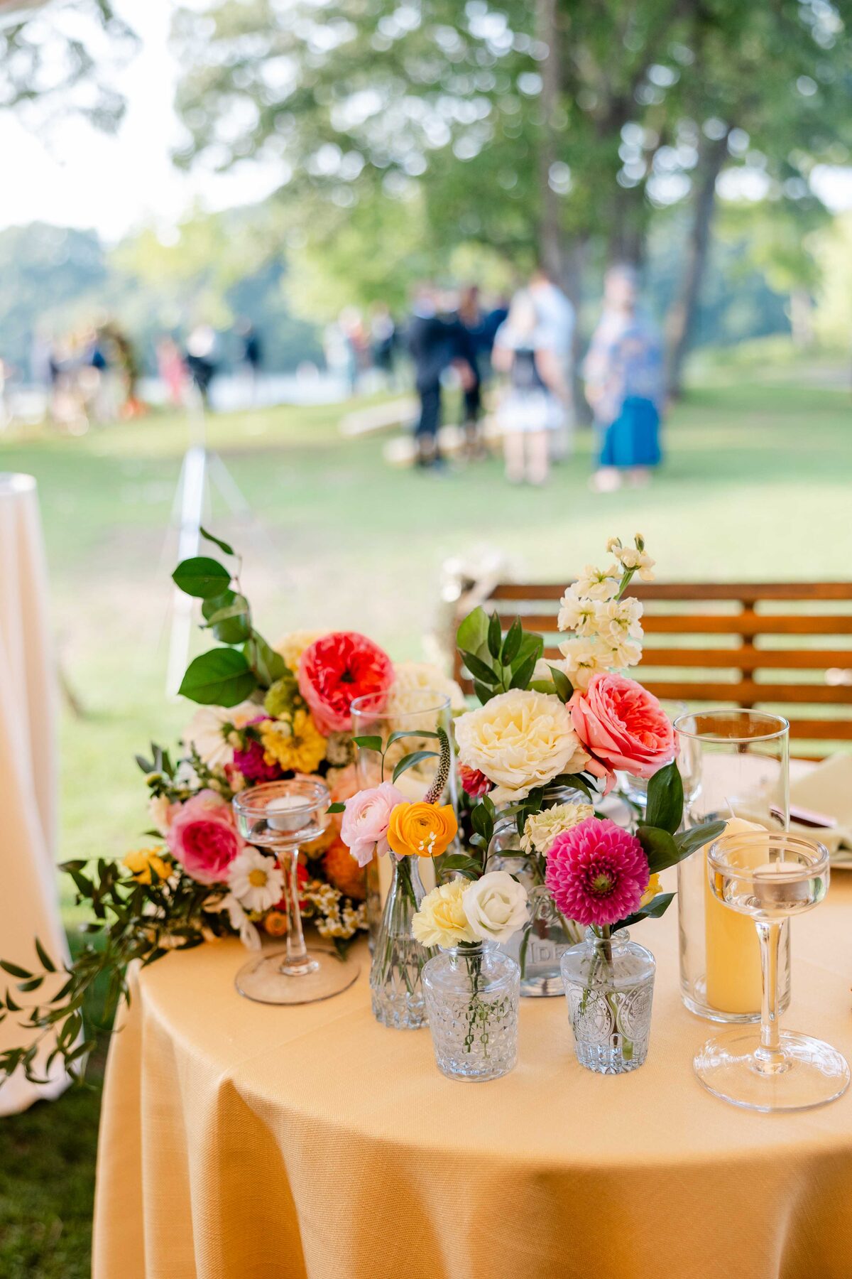Wedding floral arrangement